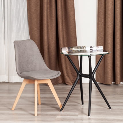 Стул TULIP SOFT (mod. 053V) дерево/пластик/ткань, 49,5 x 54,5 x 84 см, Серый (Grey) LY1701-26_9