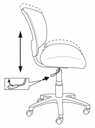 Кресло детское Бюрократ CH-W296/MARK-LB_5