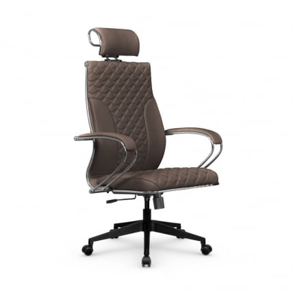 Кресло руководителя Metta L 2c 44C/K116 Infinity Easy Clean (MPES) Комплект 6 Светло-коричневое_0