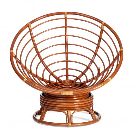 Кресло-качалка ПАПАСАН/ПАПАСАН в 23/01 Б /без подушки/ 115х78х104 см, Пекан (орех) / PAPASAN/ПАПАСАН w B Pecan_4