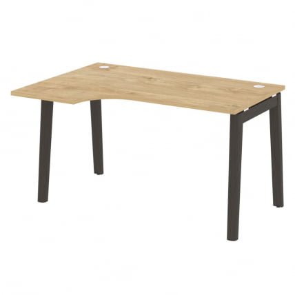 Стол эргономичный левый ONIX WOOD OW.SA-2(L) Тиквуд Светлый/Темный_0