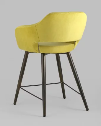 Стул полубарный Саймон ПЛ велюр Золотистый_5