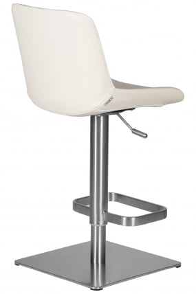 Стул барный DOBRIN ALDO Белый PU P23_3