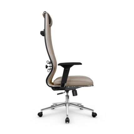 Кресло руководителя МЕТТА L 1m 50M/4D Infinity Easy Clean (MPES) Комплект 7 Темно-бежевое_2