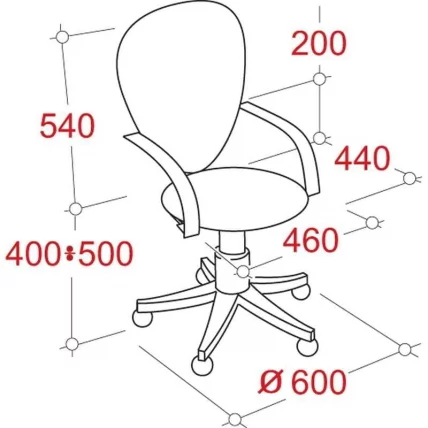 Кресло EChair-301 PJP 568338 Синее_1