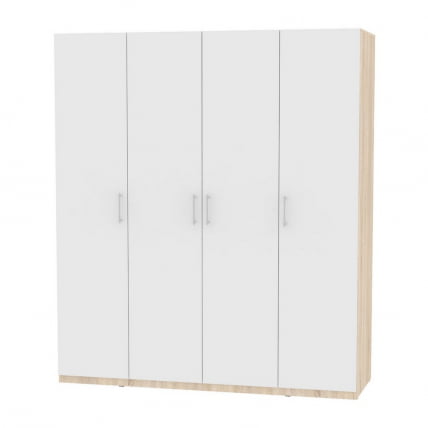 Шкаф распашный Р-198х180х45-1(ДСС-Белый) / R-198х180х45-1(ДСС-Белый)_0