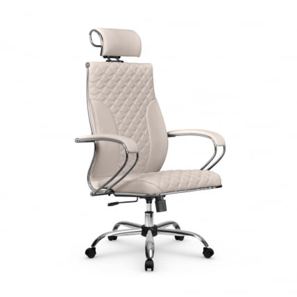 Кресло руководителя Metta L 2c 44C/K116 Infinity Easy Clean (MPES) Комплект 5 Светло-бежевое_0