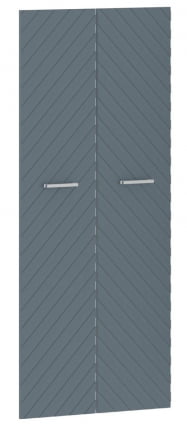 Двери высокие Torr LUX TLHD 42-2 Серо-голубые_0