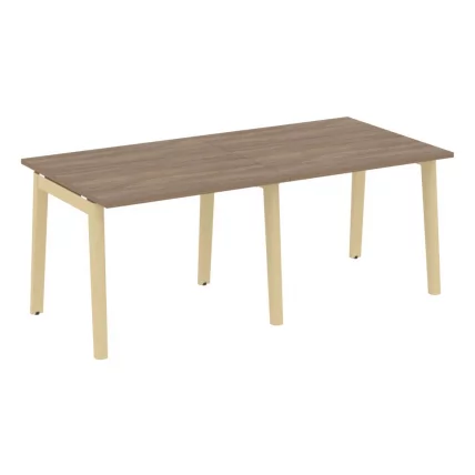 Стол переговорный (2 столешницы) ONIX WOOD OW.PRG-2.1 Дуб Аризона/Светлый_0