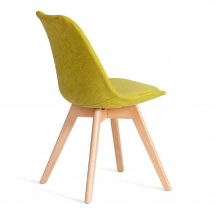 Стул TULIP SOFT (mod. 053V) дерево/пластик/ткань, 49,5 x 54,5 x 84 см, Светло-зеленый (Light green) LY1701-8_2