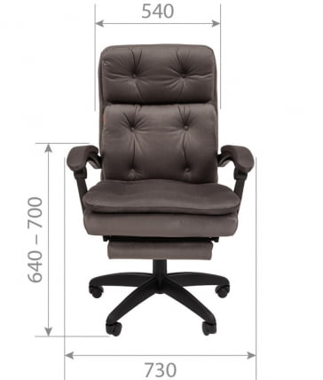 Кресло руководителя CХАИРМАН ДОМ (Хоме) 442 Коричневый / CHAIRMAN (Home)_4