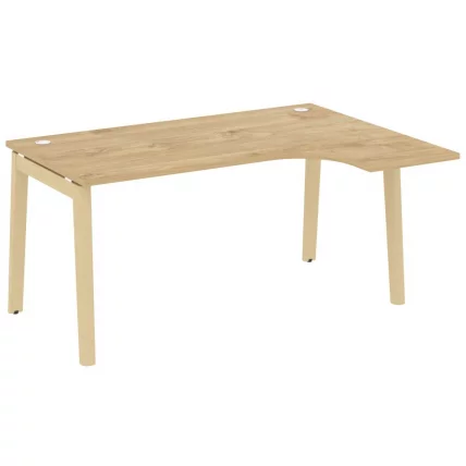 Стол эргономичный левый ONIX WOOD OW.SA-4(R) Тиквуд Светлый/Светлый_0
