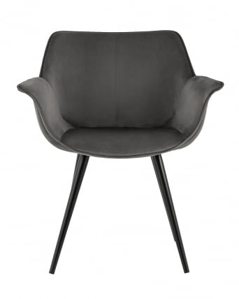 Стул Мэйсон New велюр Темно-серый_2