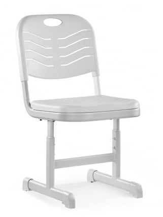 Стул ученический пластиковый регулируемый (рост 5-7) Серый_3
