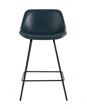 Стул полубарный Деймон (ПБ) экокожа Темно-синий_1