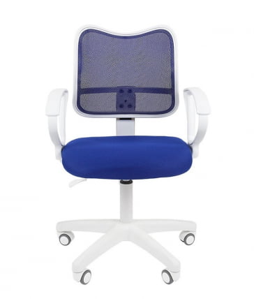 Компьютерное кресло Чаирман 450 ЛТ Белый пластик Оранжевый / Chairman LT_1