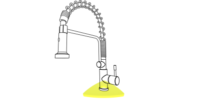 Подставка под кран Kit Kraken TRIANGLE ПодставкаПодКранTRIANGLEYEL_0