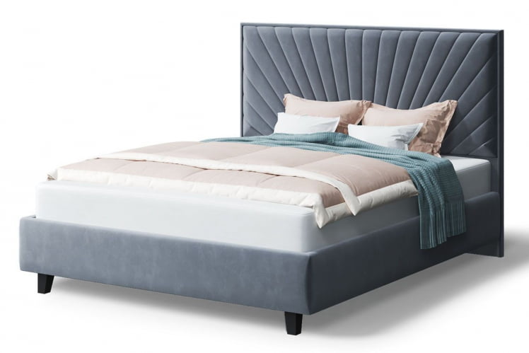 Кровать Леона, 2000 кс 1400 мм, серый / x_0