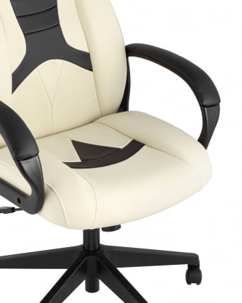Геймерское кресло TopChairs ST-CYBER 8 белый/черный Геймерское кресло TopChairs ST-CYBER 8 белый/черный_1