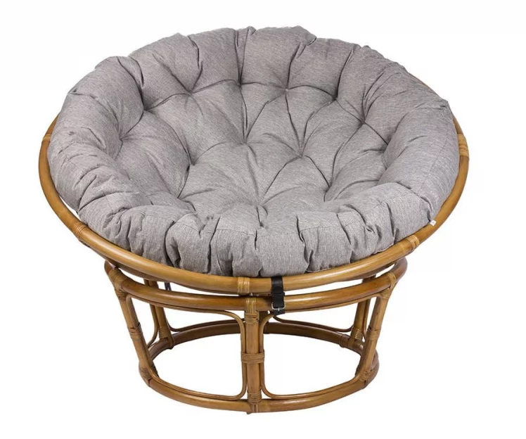 Кресло для отдыха Papasan CHAIR MI-003 с подушкой Золотой мёд_0