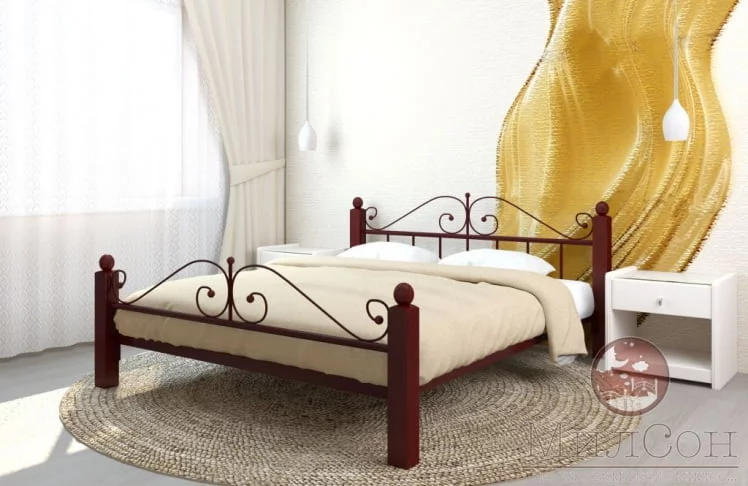 Кровать Диана Lux plus 1400х1900 Медная_1