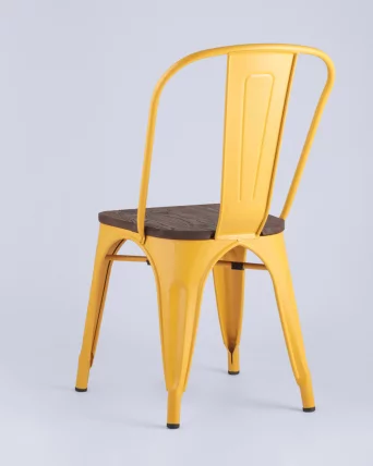 Стул Tolix Wood 850 Желтый_4
