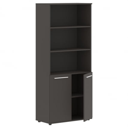 Шкаф с одним комплектом глухих малых дверей ЕДИС ЕХCС 85.5 Мокко Белый Мокко / EDIS EHCS_1