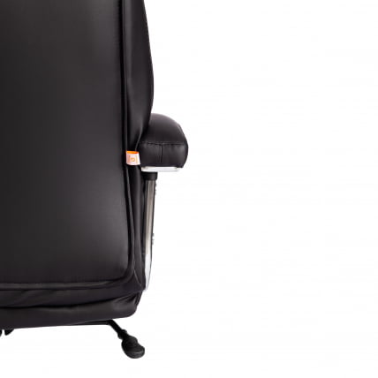 Кресло офисное Труст (макс) кож/зам, черный/черный стеганный/черный, 36-6/36-6/36-6/06 / Trust (max)_13