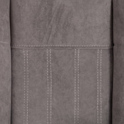 Кресло OXFORD хром флок , серый, 29_7