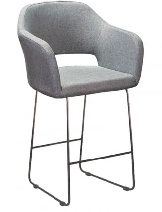 Стул полубарный Oscar (ПБ) Грей/Линк_0