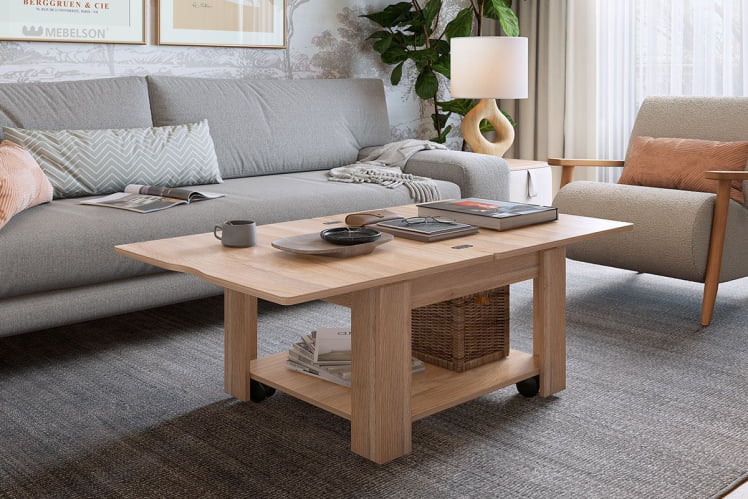 Стол-трансформер Адам 1 CЗ-015 дуб мария/дуб мария / CZ-015_3