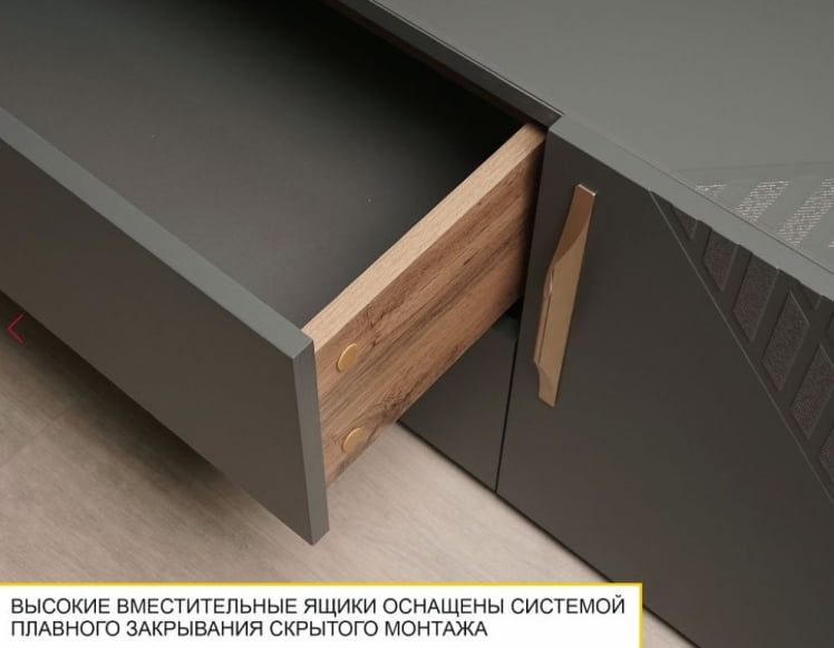 ТВ-тумба Монако 605.03 Дуб Вотан Оникс Графит ТВ-тумба Монако 605.03 Дуб Вотан Оникс Графит_7