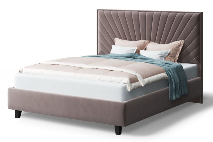 Кровать Леона, 2000 * 1800мм, кофе_0