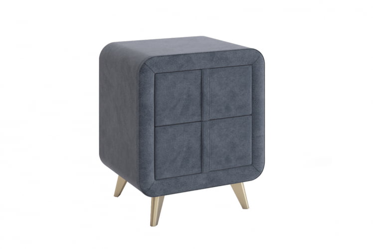 Тумба прикроватная Софи 2 ТМ-001.2 топаз (велюр) / TM-001.2_0