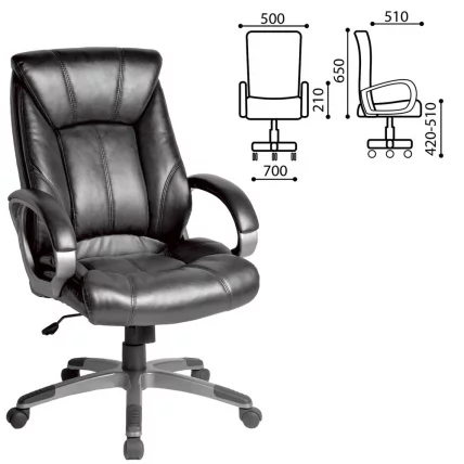 Кресло офисное BRABIX Maestro EX-506 Черный_0
