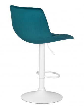 Стул барный DOBRIN TAILOR WHITE (морской волны велюр (MJ9-99)) 2 шт_4