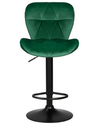 Стул барный DOBRIN BARNY BLACK (зеленый велюр (MJ9-88)) 2 шт_6