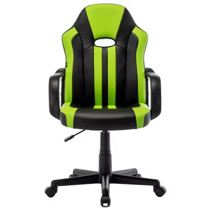 Кресло компьютерное BRABIX Stripe GM-202 экокожа Черный-зеленый_2