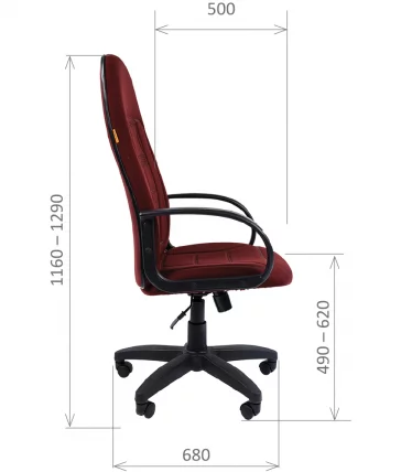 Офисное кресло Chairman 727 TW-11 черный Офисное кресло Chairman 727 TW-11 черный_4