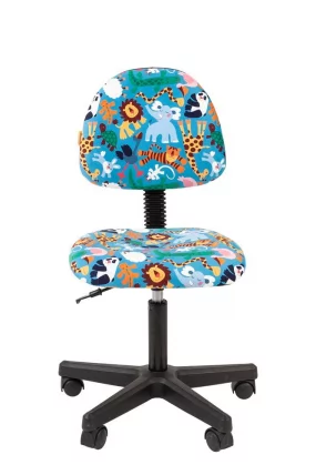 Детское кресло CХАИРМАН КИДС 104 Блаcк Зоопарк / CHAIRMAN KIDS Black_1