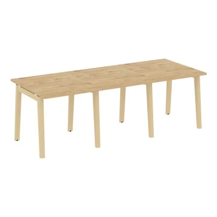 Стол переговорный (3 столешницы) ONIX WOOD OW.PRG-3.0 Тиквуд Светлый/Светлый_0