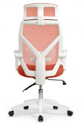Кресло Оливер РCХ В-203АC Белый пластик/Оранжевый / Oliver RCH W-203AC_3