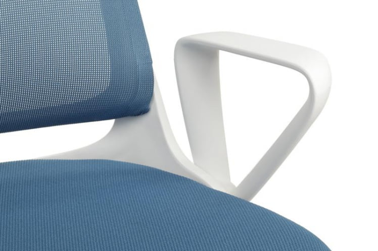 Кресло W-158 Белый Пластик/Синий_8
