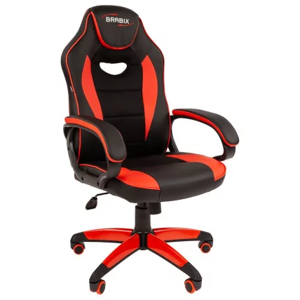Геймерское кресло BRABIX Blaze GM-162 Черное/красное_1