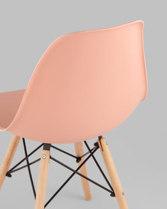 Стул Еамес Стйле ДСВ персиковый 4 шт. комплект (разборный каркас) / Eames Style DSW_3