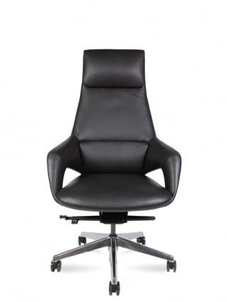 Кресло руководителя Шопен FK 0005-A BLACK LEATHER_1