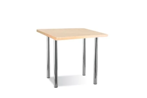 Стол обеденный KAJA CHROME клён квадратный_0