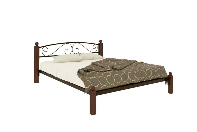 Кровать Вероника Lux 1400х1900 Коричневая_0