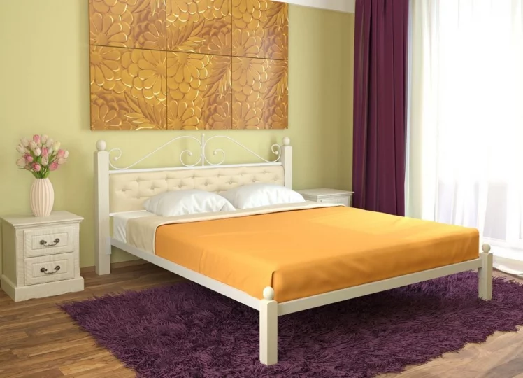 Кровать Диана Lux мягкая 1800х1900 Синяя_0