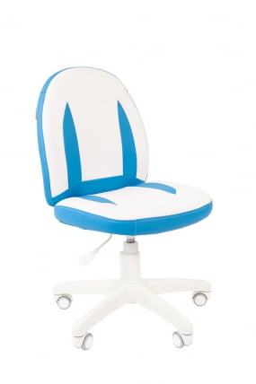 Детское кресло CHAIRMAN KIDS 122 Белый-голубой_0